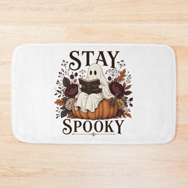 Item preview, Stay Spooky Vintage Ghost Reader Autumn Art designed and sold by Créative touche .