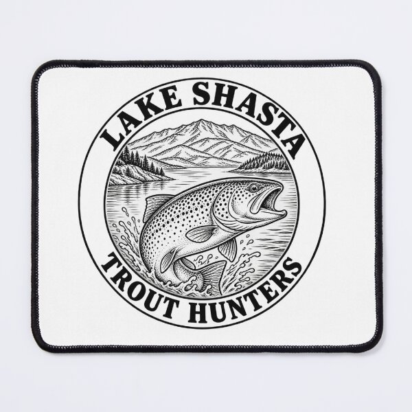 Item preview, Lake Shasta Trout Hunters – California Fishing Legend designed and sold by Tee Visions.