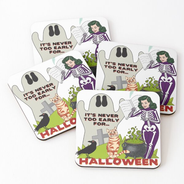 Item preview, It’s Never Too Early for Halloween – Spooky Skeleton Witch Design designed and sold by Aelmajaoui.