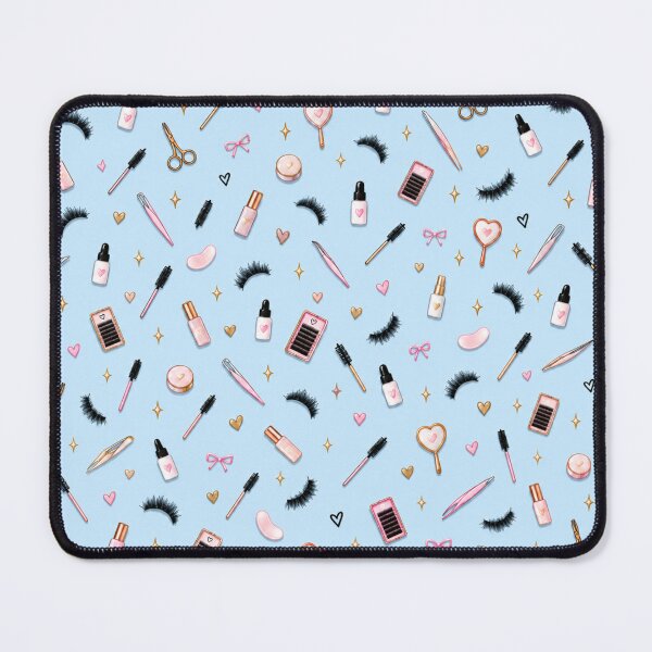 Item preview, Pastel Blue Lash Tech Tools – Eyelash Artist Pattern designed and sold by HO•Designs.