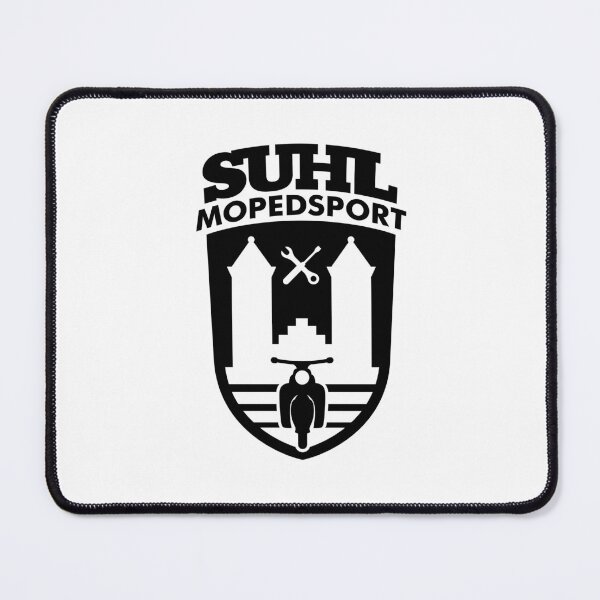 Item preview, Simson Star Sperber Habicht Suhl Mopedsport Coat of Arms Logo (black) designed and sold by VEB Ostladen.