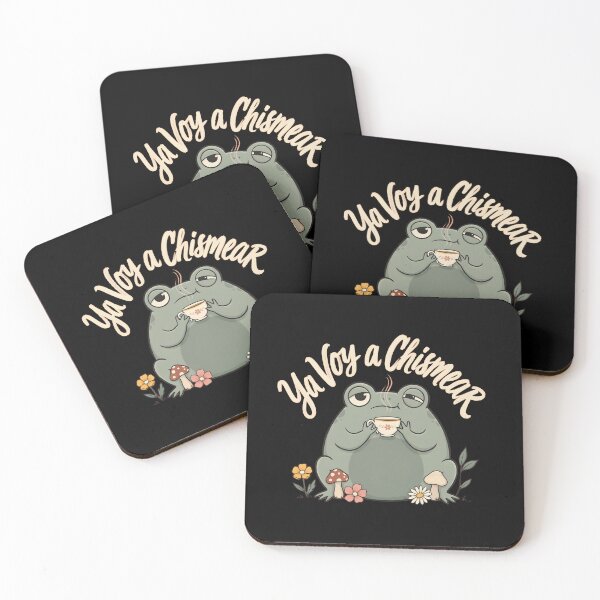 Item preview, Ya Voy a Chismear Spanish Cottagecore Frog Meme designed and sold by Redgiant87x.