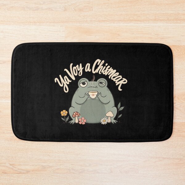 Item preview, Ya Voy a Chismear Spanish Cottagecore Frog Meme designed and sold by Redgiant87x.