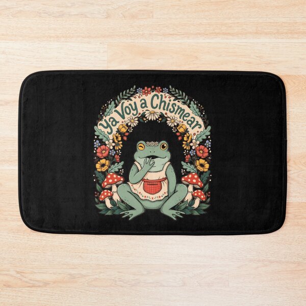 Item preview, Ya Voy a Chismear Funny Frog Spanish Cottagecore Humor designed and sold by Redgiant87x.