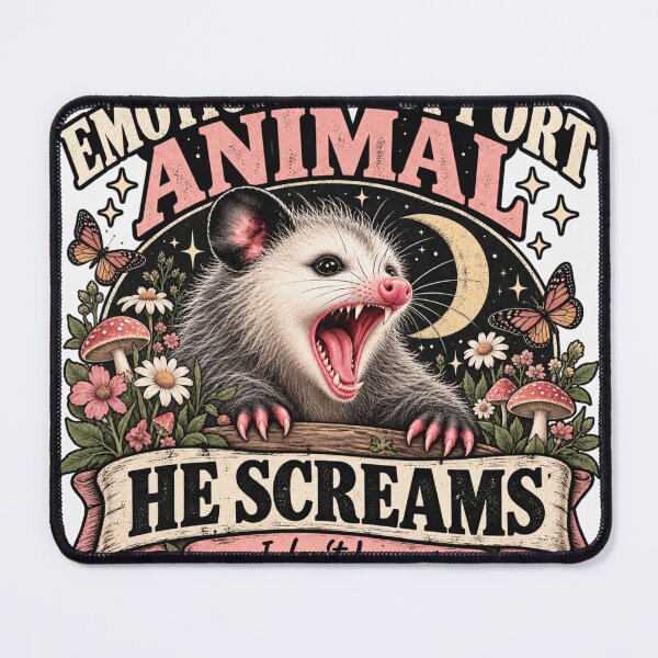 Item preview, Emotional Support Opossum Funny Possum Meme designed and sold by GAIDREDA.
