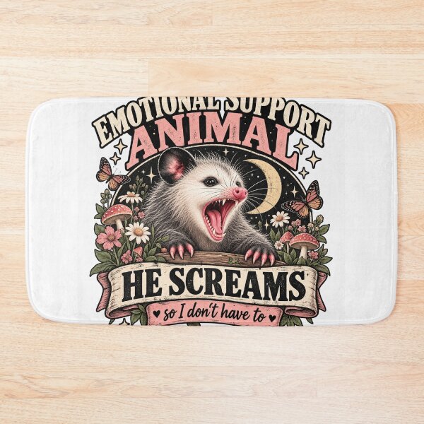 Item preview, Emotional Support Opossum Funny Possum Meme designed and sold by GAIDREDA.