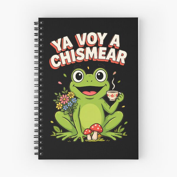 Item preview, Ya Voy a Chismear Cottagecore Spanish Frog Meme designed and sold by Redgiant87x.