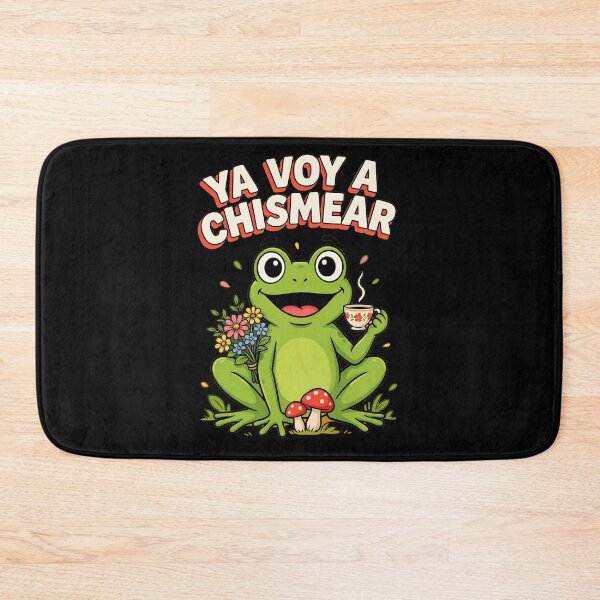 Item preview, Ya Voy a Chismear Cottagecore Spanish Frog Meme designed and sold by Redgiant87x.