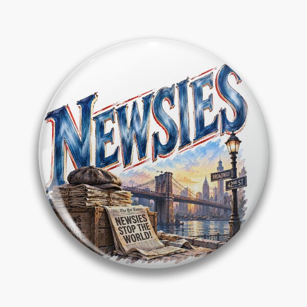 Item preview, Newsies the musical designed and sold by Lyric Vault - Rock on.