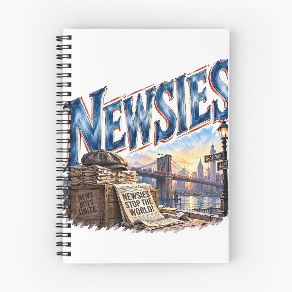 Item preview, Newsies the musical designed and sold by Lyric Vault - Rock on.