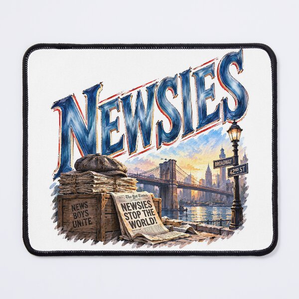 Item preview, Newsies the musical designed and sold by Lyric Vault - Rock on.
