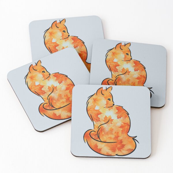 Item preview, Autumn leaves/blue sky cat designed and sold by 247DesignStudio.
