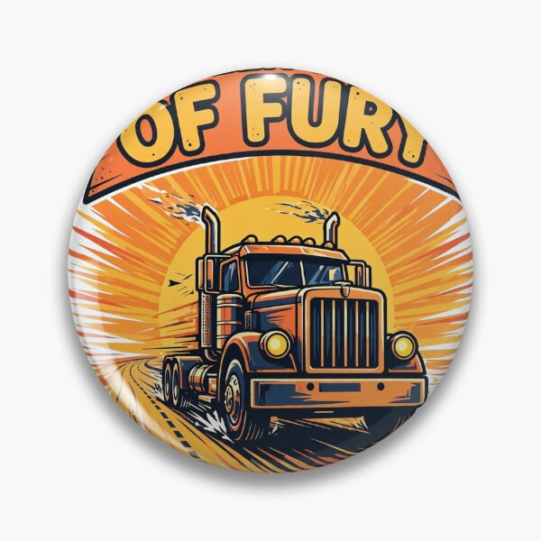 Item preview, Eighteen Wheels of Fury Funny Trucker T-Shirt designed and sold by ApparelOutpost.
