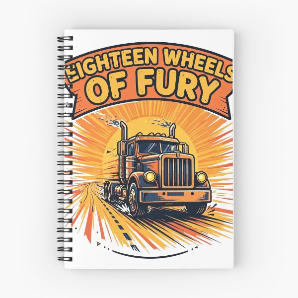 Item preview, Eighteen Wheels of Fury Funny Trucker T-Shirt designed and sold by ApparelOutpost.