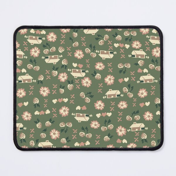 Item preview, 30's Farmhouse Ditsy Floral in Green + Blush Beige designed and sold by YesterdayColl.