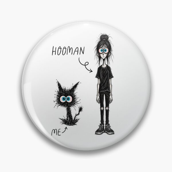 Item preview, Me and my human. My cat and me. designed and sold by Zetsu-Store.