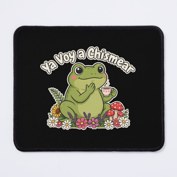 Item preview, Ya Voy a Chismear Spanish Frog Meme Cottagecore Vibes designed and sold by Redgiant87x.