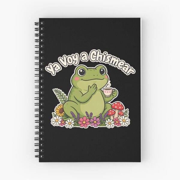 Item preview, Ya Voy a Chismear Spanish Frog Meme Cottagecore Vibes designed and sold by Redgiant87x.