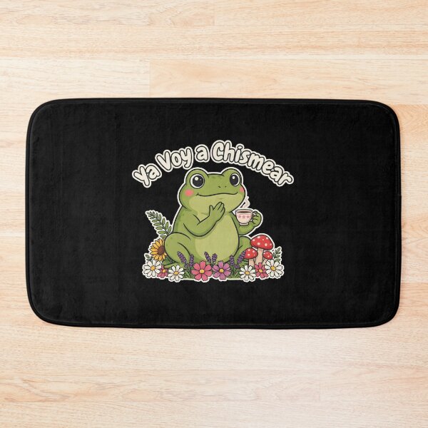 Item preview, Ya Voy a Chismear Spanish Frog Meme Cottagecore Vibes designed and sold by Redgiant87x.