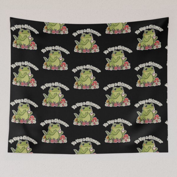Item preview, Ya Voy a Chismear Spanish Frog Meme Cottagecore Vibes designed and sold by Redgiant87x.