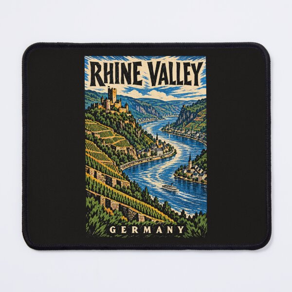 Item preview, Rhine Valley - Germany designed and sold by GoodOldVintage.