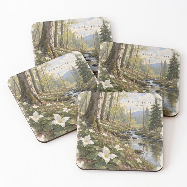 Item preview, Simple Joys – Trillium Woodland Wildflower designed and sold by SusanSweetArt.