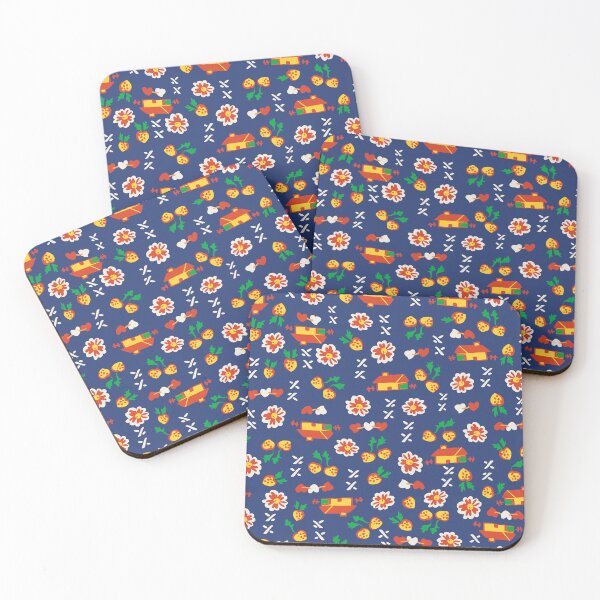 Item preview, 30's Farmhouse Ditsy Floral in Primary Navy designed and sold by YesterdayColl.