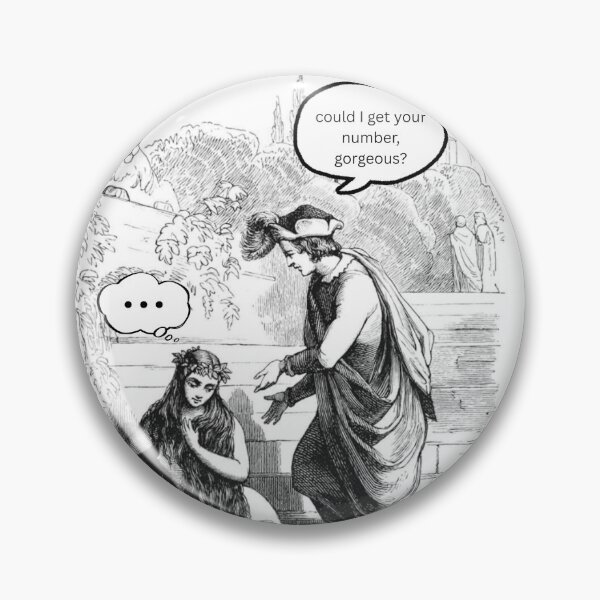 Item preview, "Could I Get Your Number Gorgeous Vintage Renaissance Art designed and sold by The Lady Goblin's Goods.