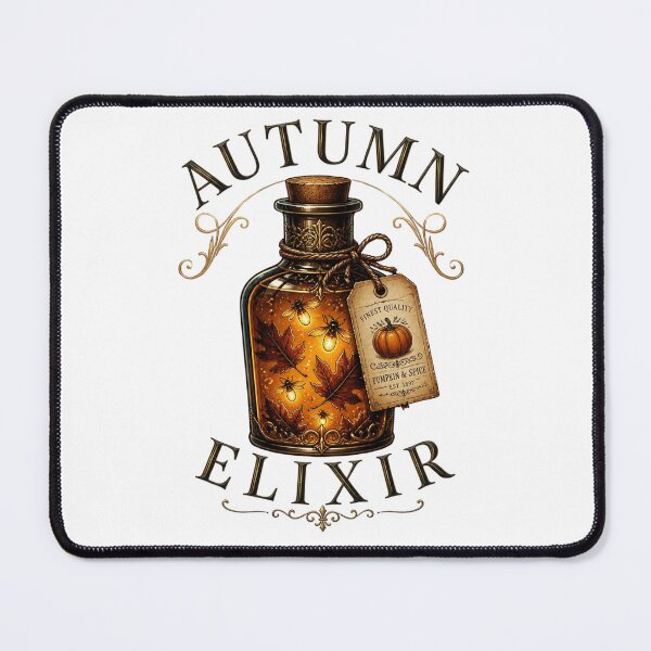 Item preview, Vintage Apothecary Autumn Elixir Glowing Bottle Art designed and sold by Créative touche .