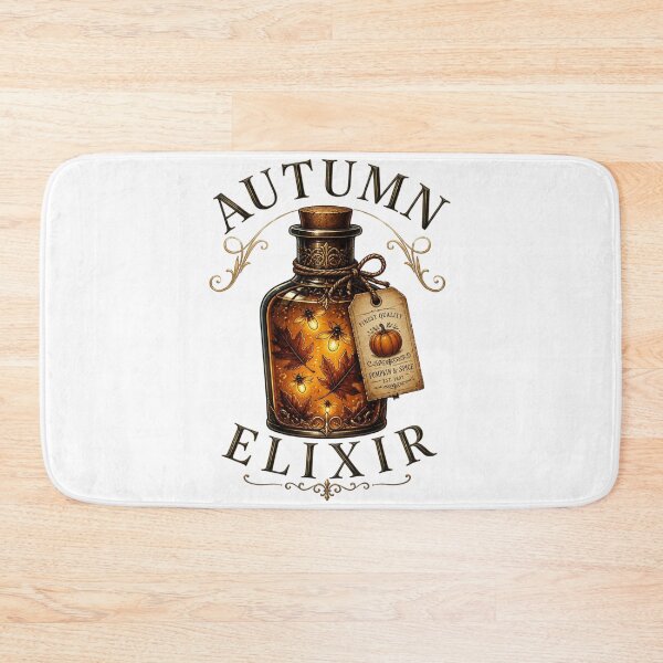 Item preview, Vintage Apothecary Autumn Elixir Glowing Bottle Art designed and sold by Créative touche .