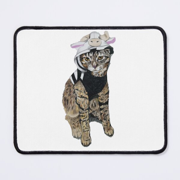 Item preview, CAT IN COW COSTUME designed and sold by SnazzyWolfArt.