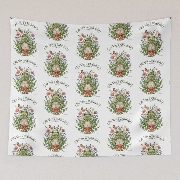 Item preview, Ya Voy a Chismear Funny Cottagecore Frog Spanish Meme designed and sold by Redgiant87x.