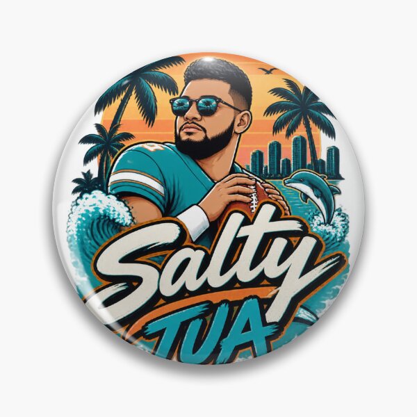 Item preview, Salty Tua Inspired Sports Fan Design with Bold Typography designed and sold by Pokenus.
