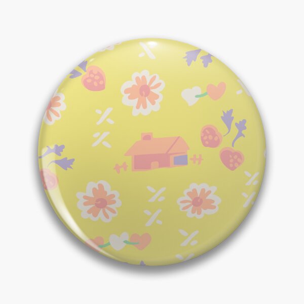 Item preview, 30's Farmhouse Ditsy Floral in Lemon Yellow designed and sold by YesterdayColl.
