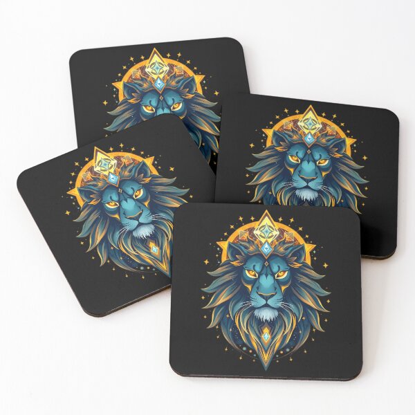 Item preview, Cosmic Royal Lion Emblem Fantasy Design designed and sold by EleanorSessions.