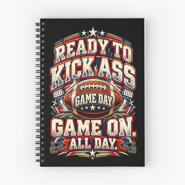 Item preview, Ready to Kick Ass – Funny Football Game Day Fan Shirt designed and sold by MAJCO-ART.