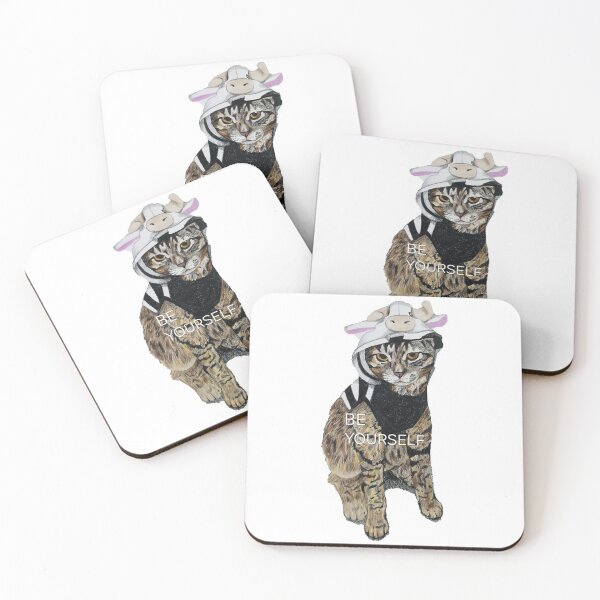 Item preview, BE YOURSELF CAT designed and sold by SnazzyWolfArt.