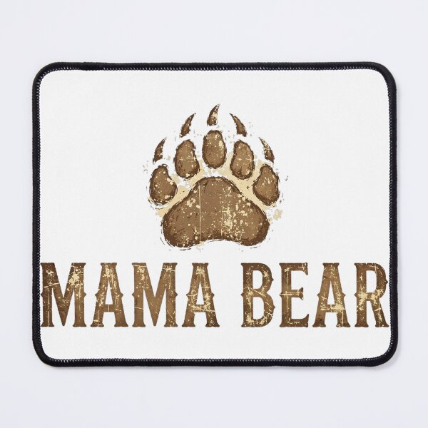 Item preview, Mama Bear Shirt, Distressed Vintage Bear Paw Print Mom T-Shirt designed and sold by AdliUltra.