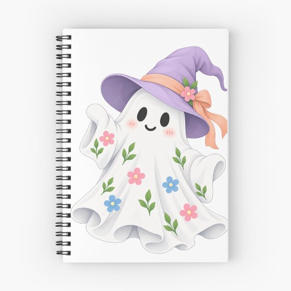 Item preview, Witch Hat Ghost | Pastel Floral Halloween designed and sold by narinzoon.