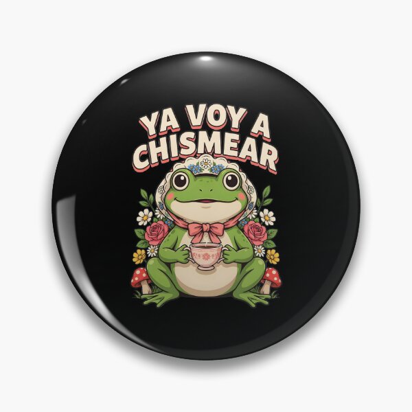 Item preview, Ya Voy a Chismear Spanish Frog Meme Cozy Cottagecore designed and sold by Redgiant87x.
