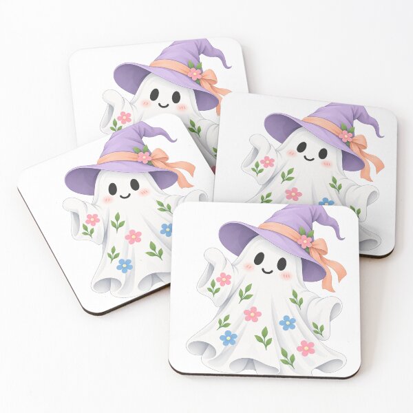 Item preview, Witch Hat Ghost | Pastel Floral Halloween designed and sold by narinzoon.