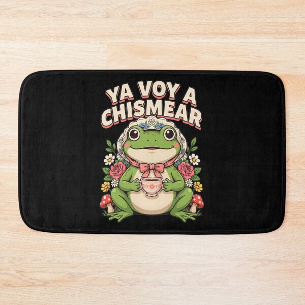 Item preview, Ya Voy a Chismear Spanish Frog Meme Cozy Cottagecore designed and sold by Redgiant87x.