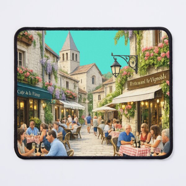 Item preview, Quaint French Village with Cobblestones designed and sold by PhotosByG.