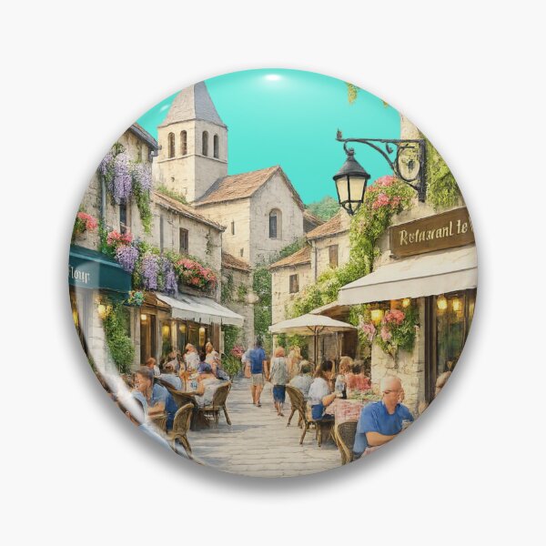 Artikelvorschau, Malerisches französisches Dorf mit Kopfsteinpflaster entworfen und verkauft von PhotosByG.