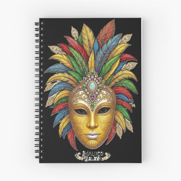 Item preview, Maluco Beleza - Brazilian Carnival Gold Feather Mask designed and sold by DaniStone22.