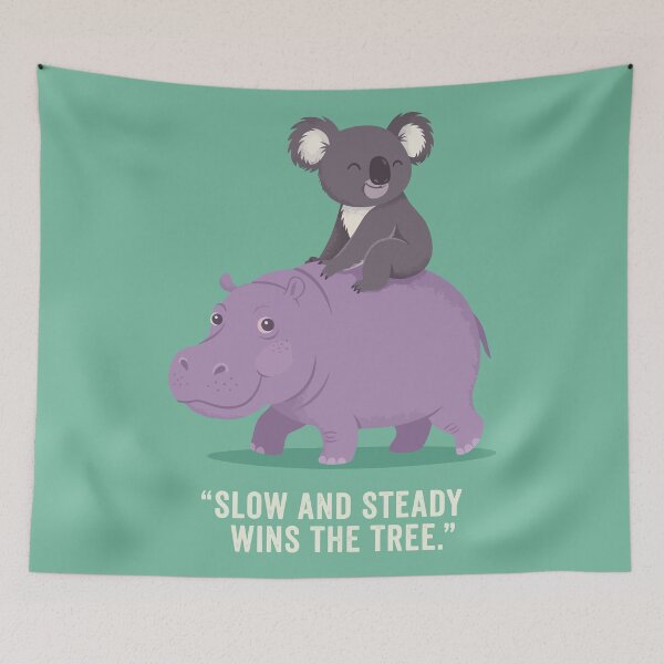 Item preview, Cute Koala Riding Hippo designed and sold by Amir Faysal.