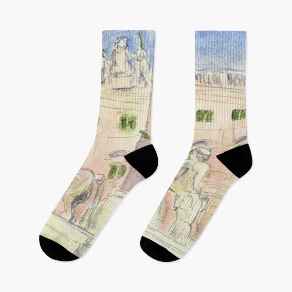 Item preview, The Statues of Castor and Pollux, or the Dioscuri, and Obelisk on the Quirinalis, Rome designed and sold by LymphomaLass.