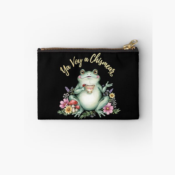Item preview, Ya Voy a Chismear Funny Frog Meme Cottagecore Spanish designed and sold by Redgiant87x.