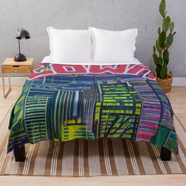 Item preview, Neon Urban Skyline Pop Art designed and sold by Thelic1977.