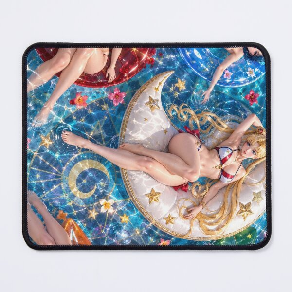 Item preview, Sailor Moon Mars Mercury Venus Jupiter Summer Pool designed and sold by ShawnMorrisDesigns.